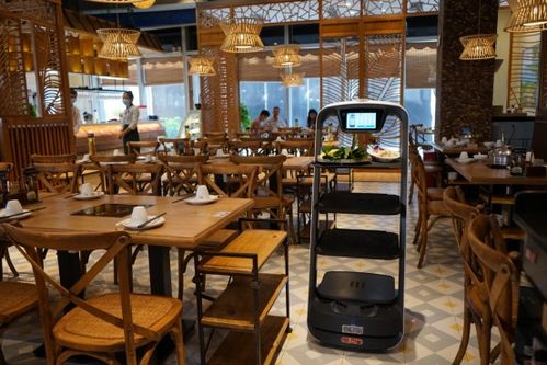 餐饮消费日渐回暖 普渡科技送餐机器人持续为您“欢乐送”餐饮